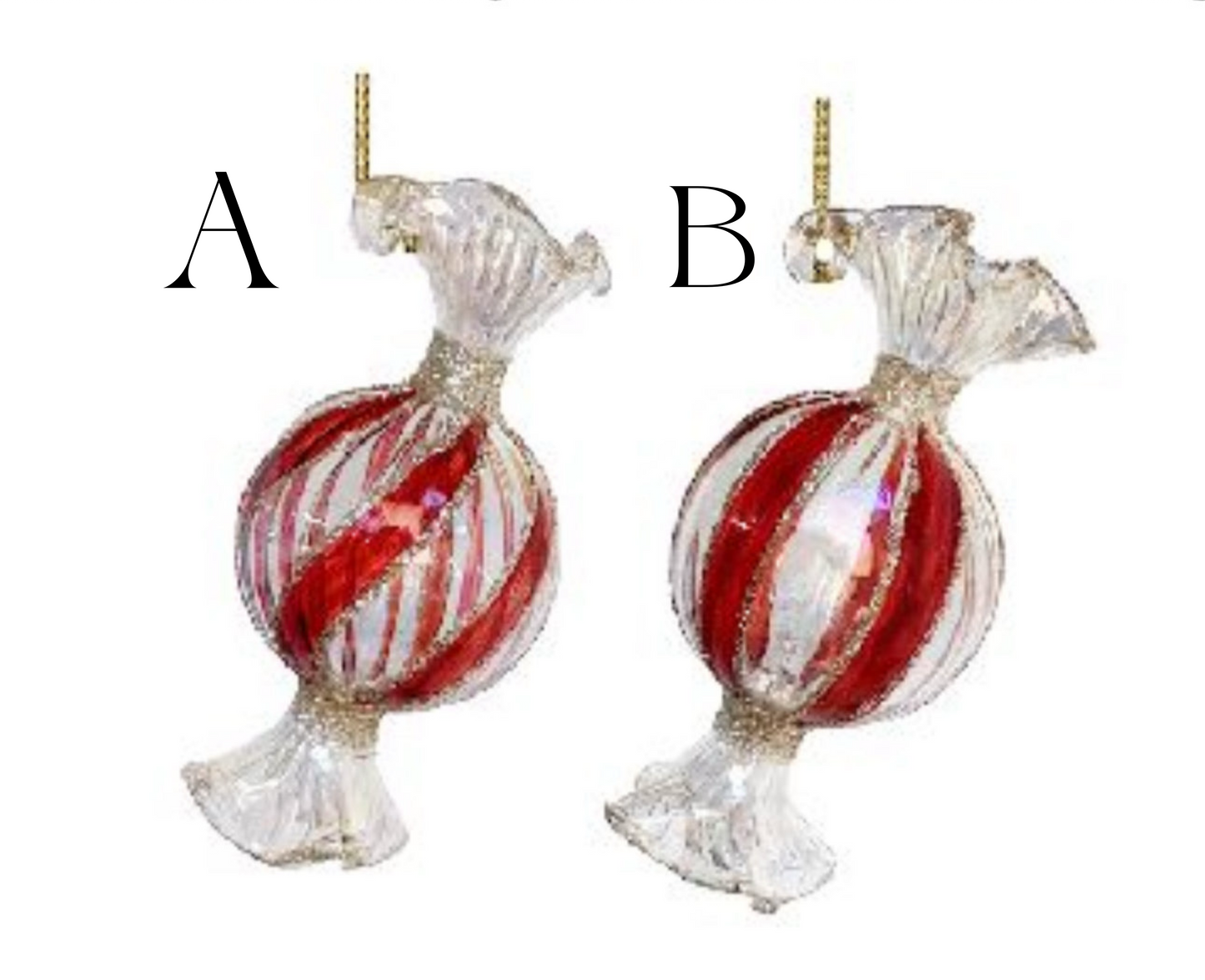 Glass Candy Ornament