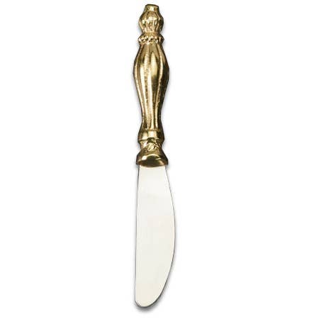 Gold Ribbed Spreader - Set of 12