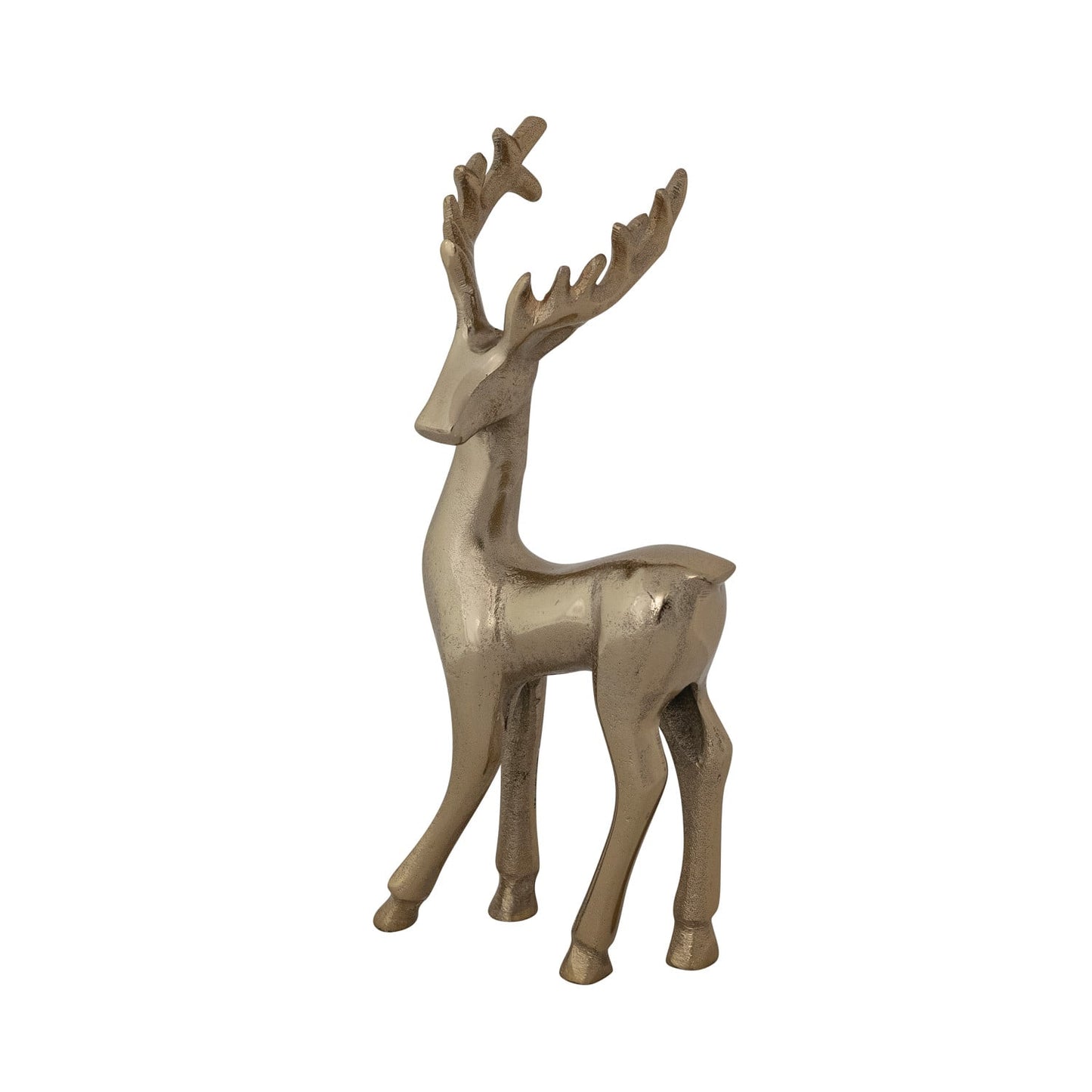 Cast Aluminum Gold Deer