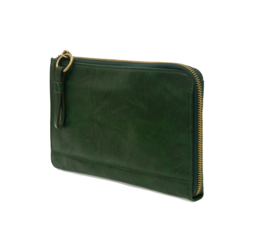 Emerald Green Karina Convertible Wristlet & Wallet