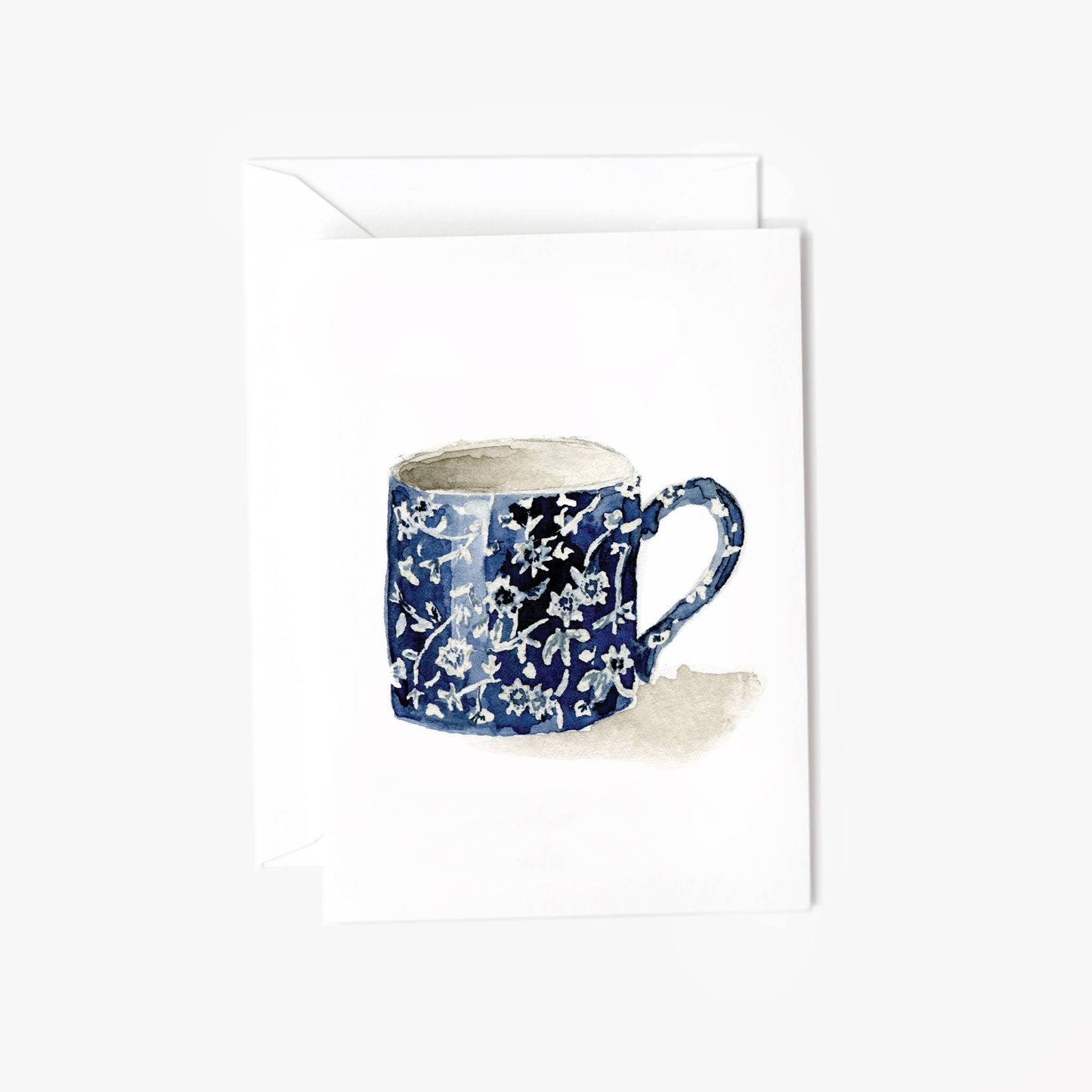 Calico mug mini notecard