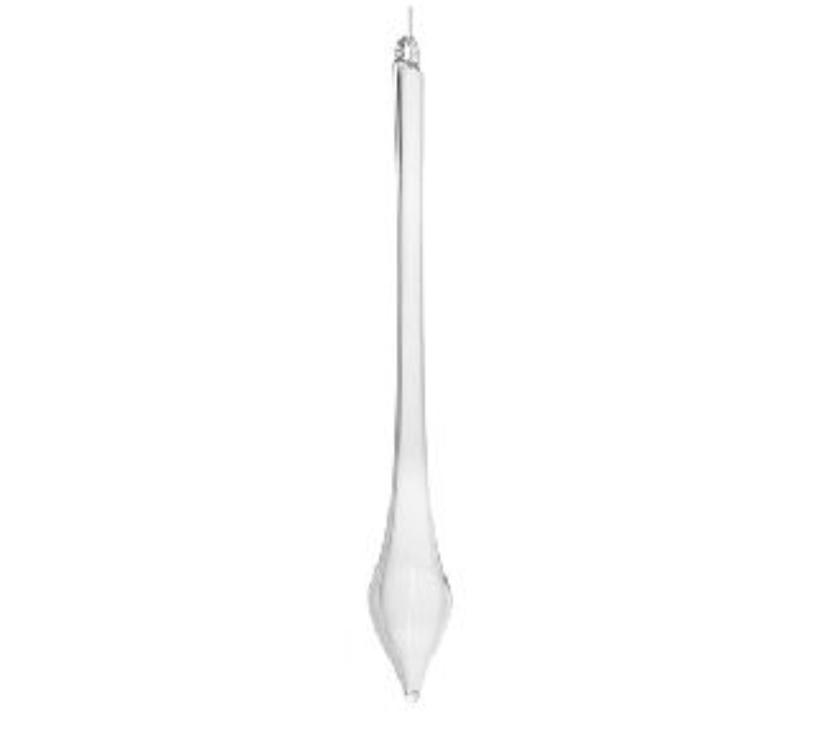 Glass Drop Pointed Top Ornament