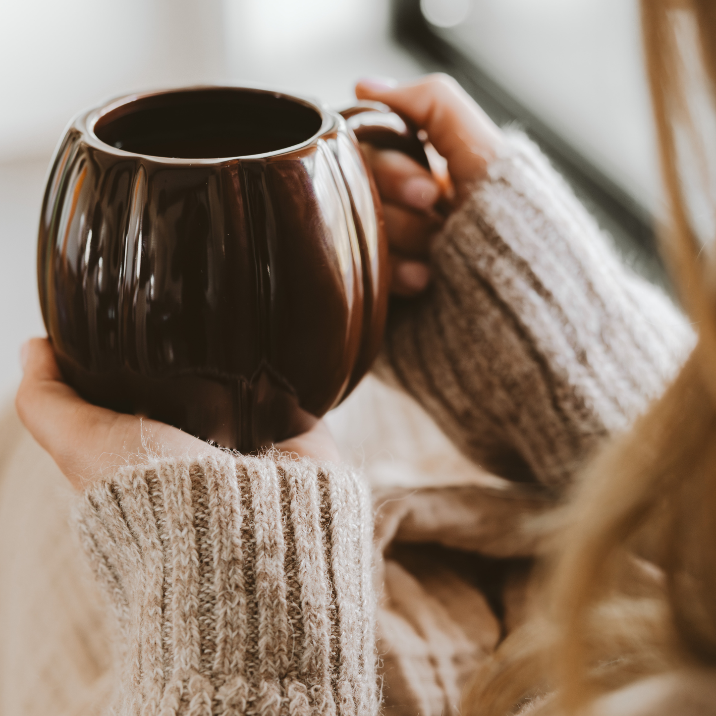 *NEW* Brown Pumpkin Coffee Mug
