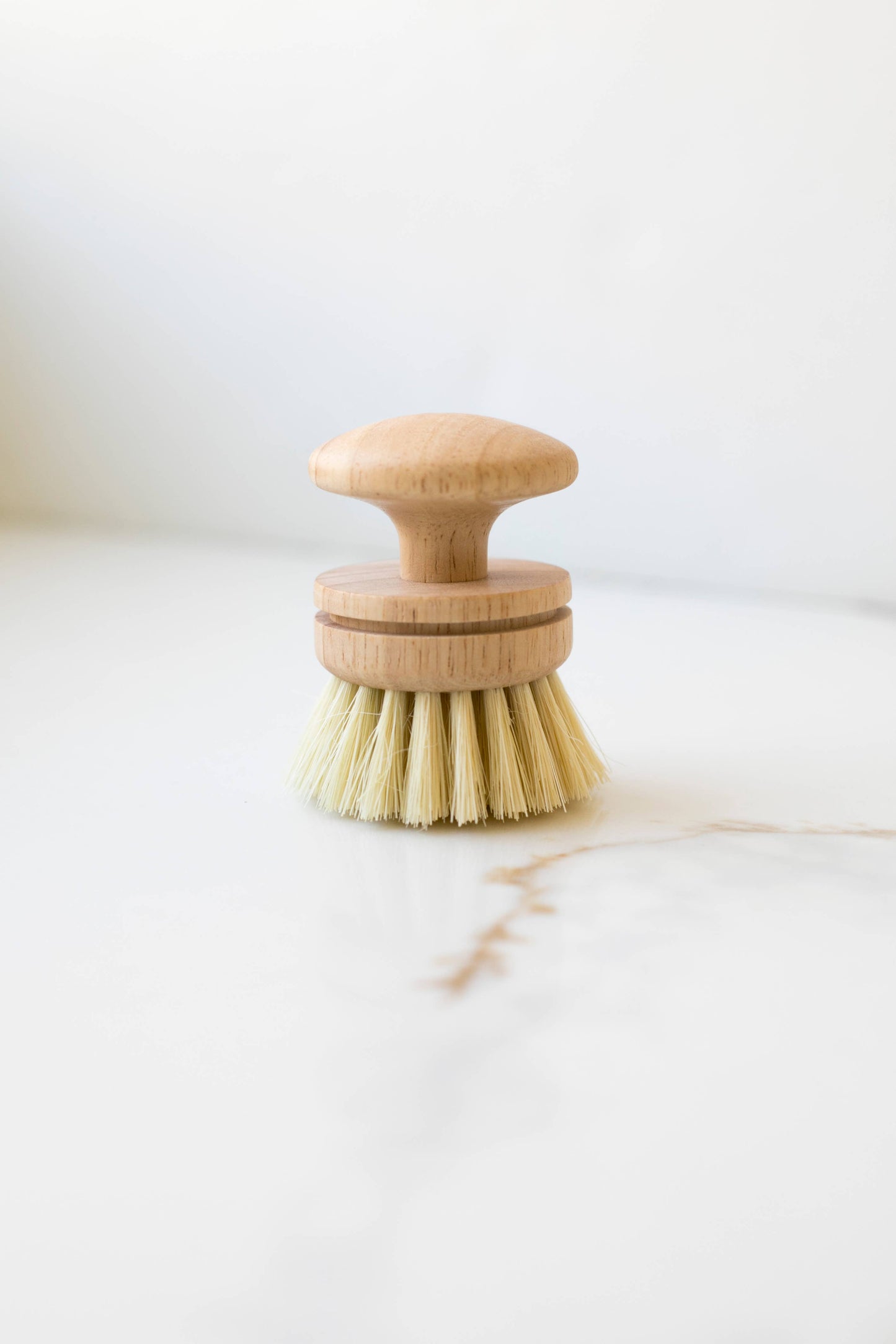 Vintage Wooden Dishwashing Brush: Horsehair