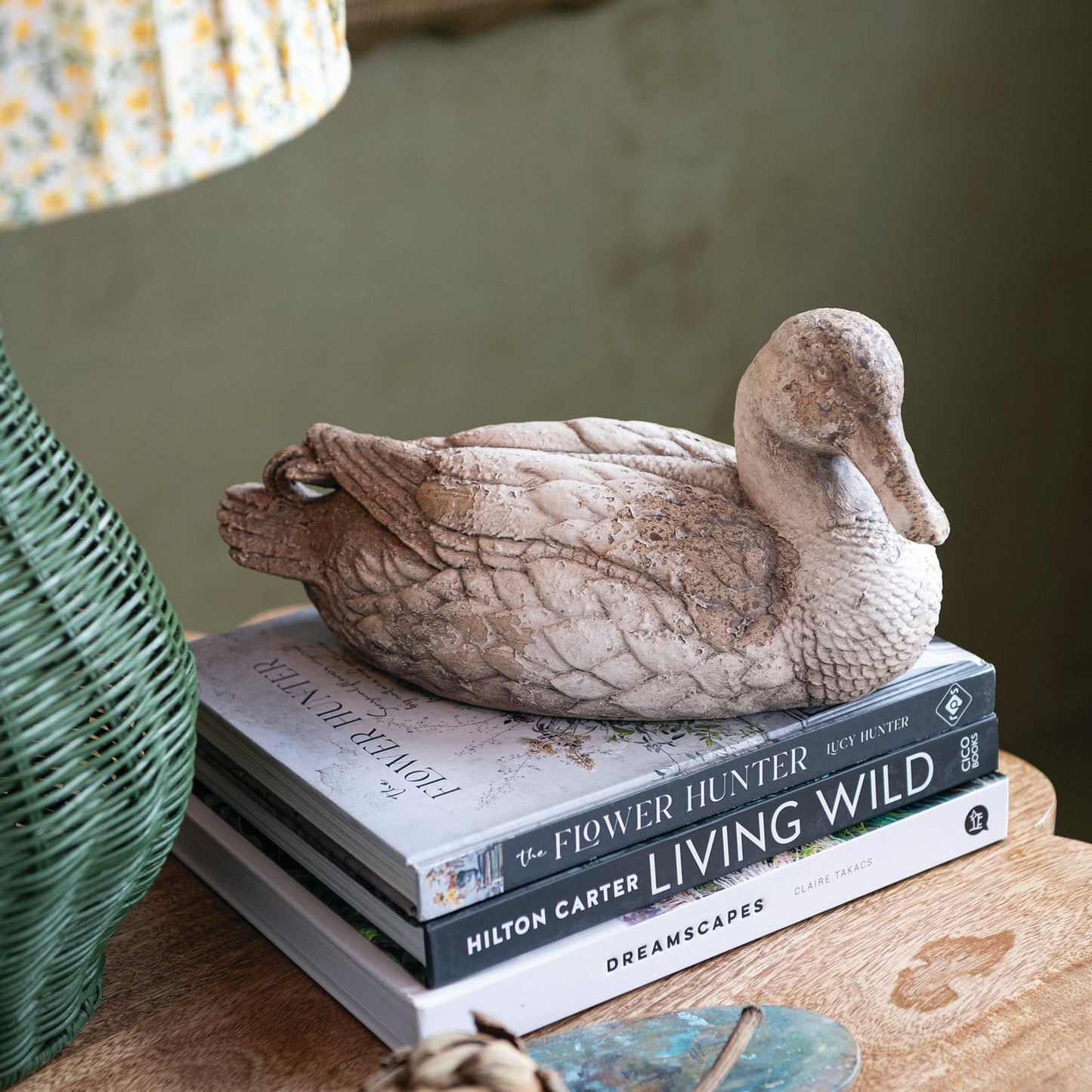 Resin Duck, Heavily Distressed Finish (Each Will Vary)