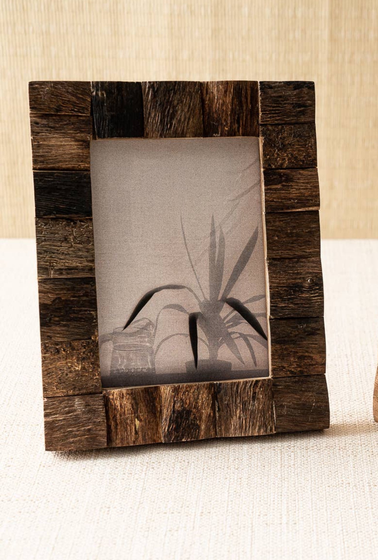 Wood Bark & Round Block Frames