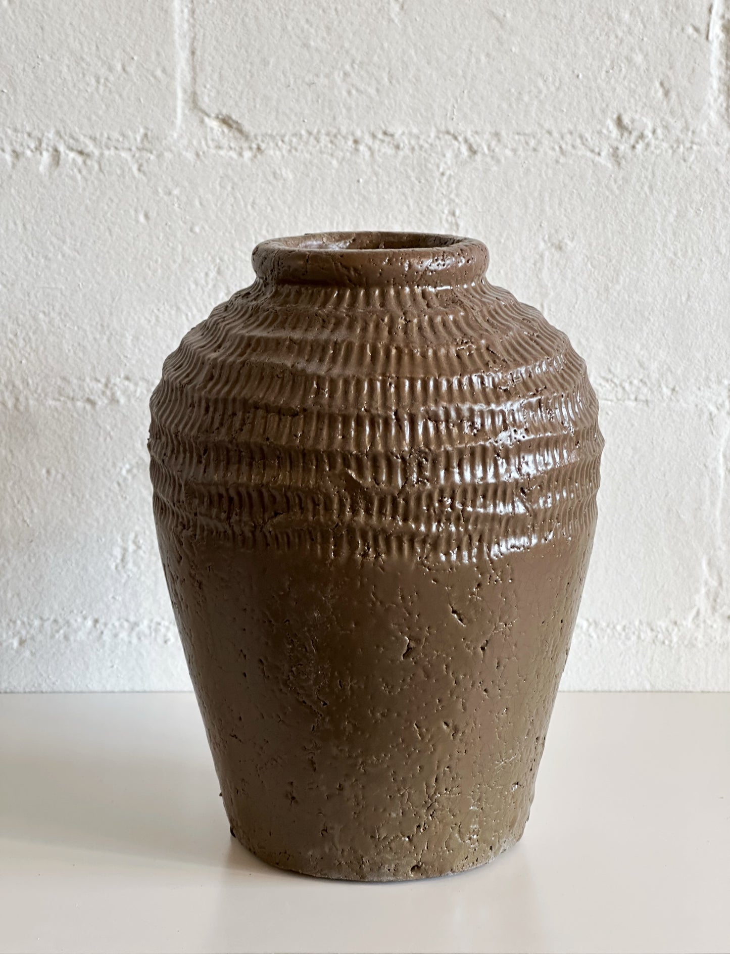 Tall Pattern Top Vase