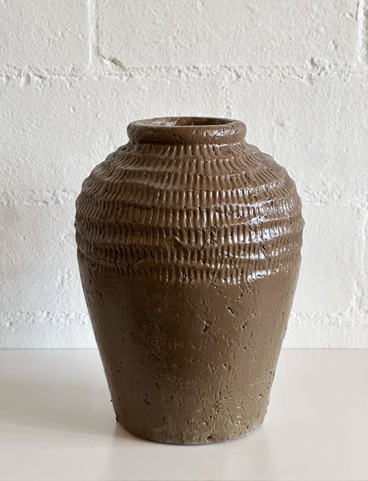 Tall Pattern Top Vase