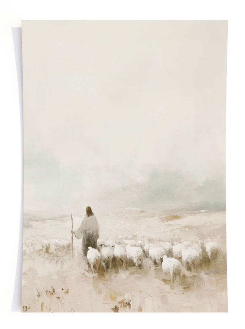 Shepherd of My Soul - 8x10 horizontal print
