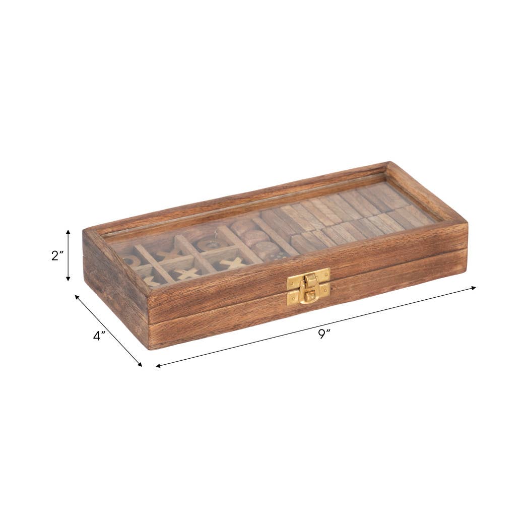 Wooden Elegant Casual Table Game Box