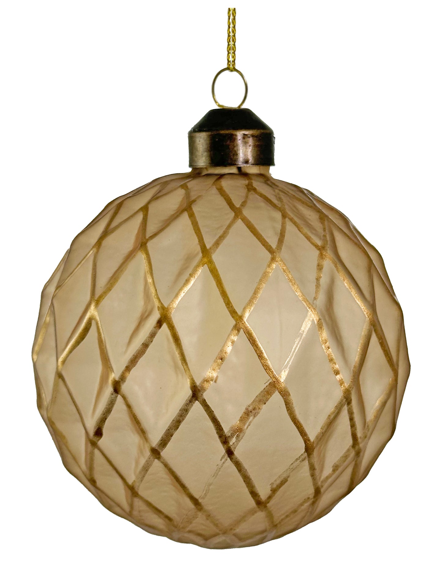 Gold Lines Ornament