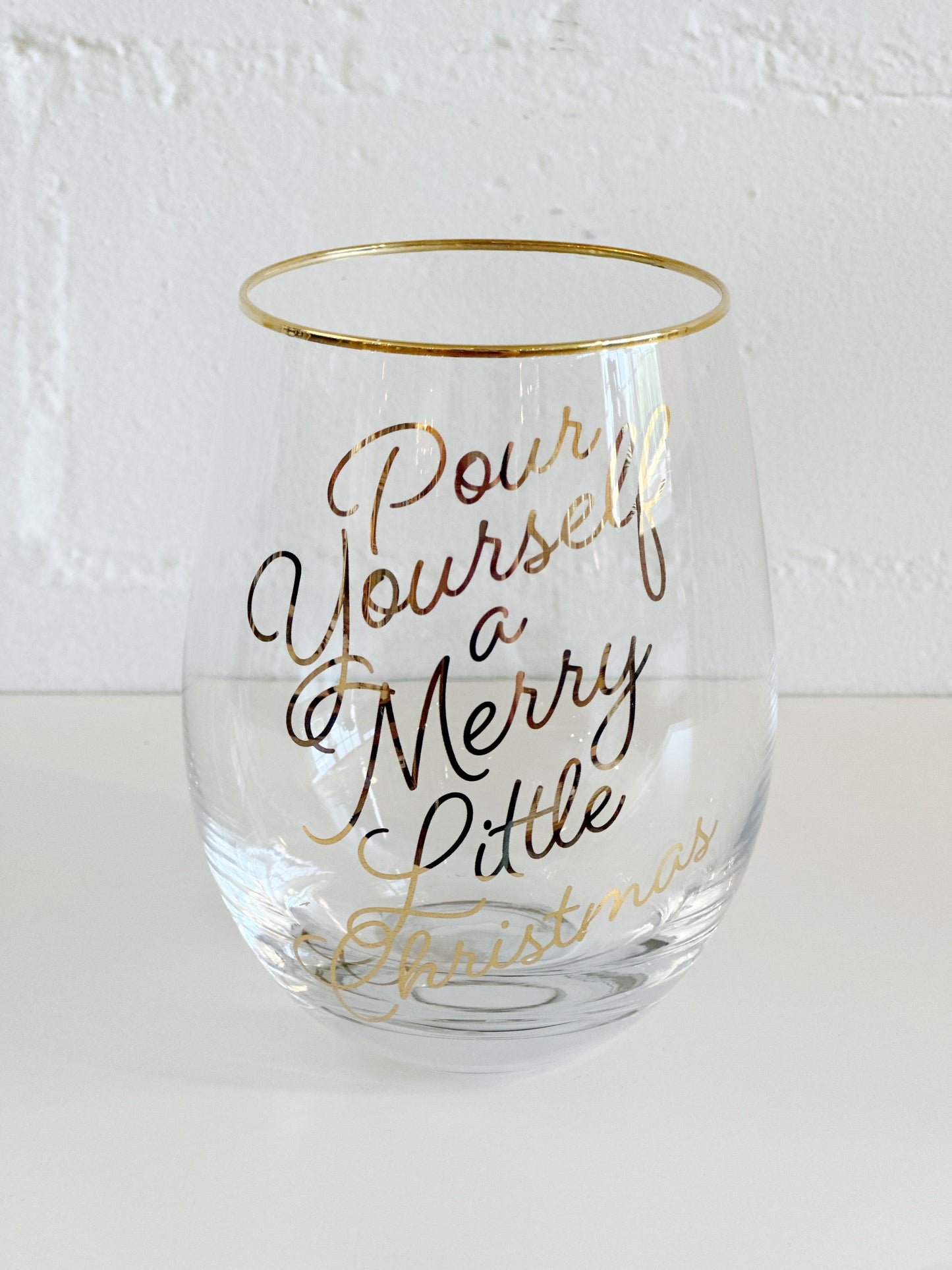 MERRY LITTLE WINE GLASS