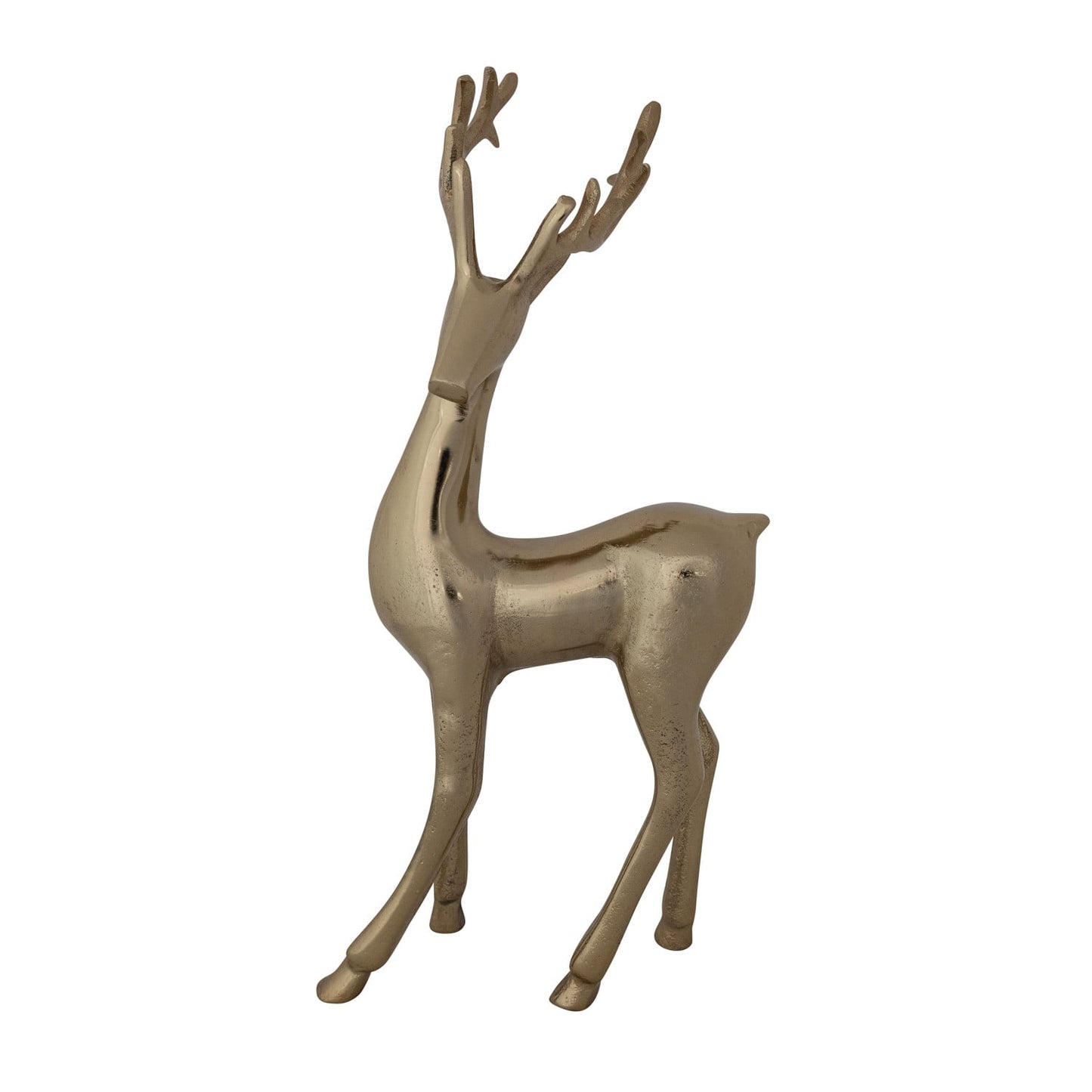Cast Aluminum Gold Deer