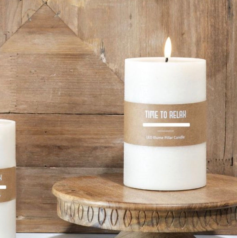 6" LED PILLAR CANDLE