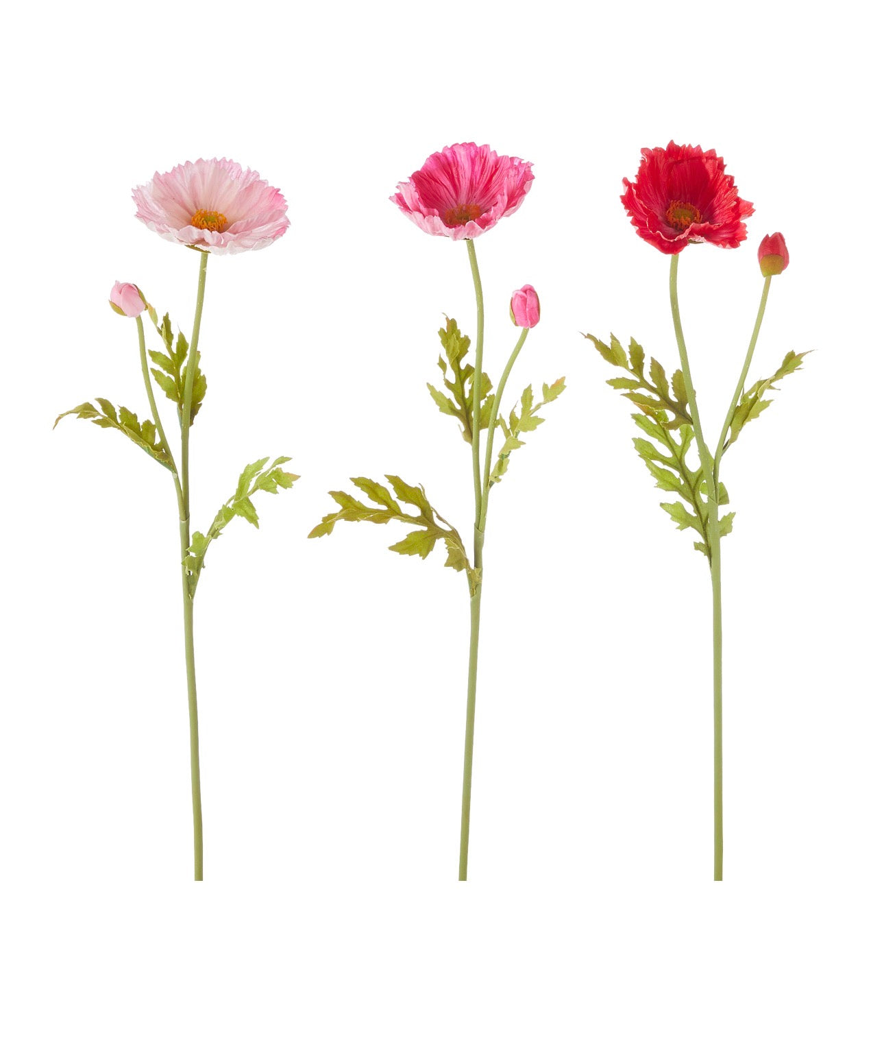 Real Touch Poppy Stem