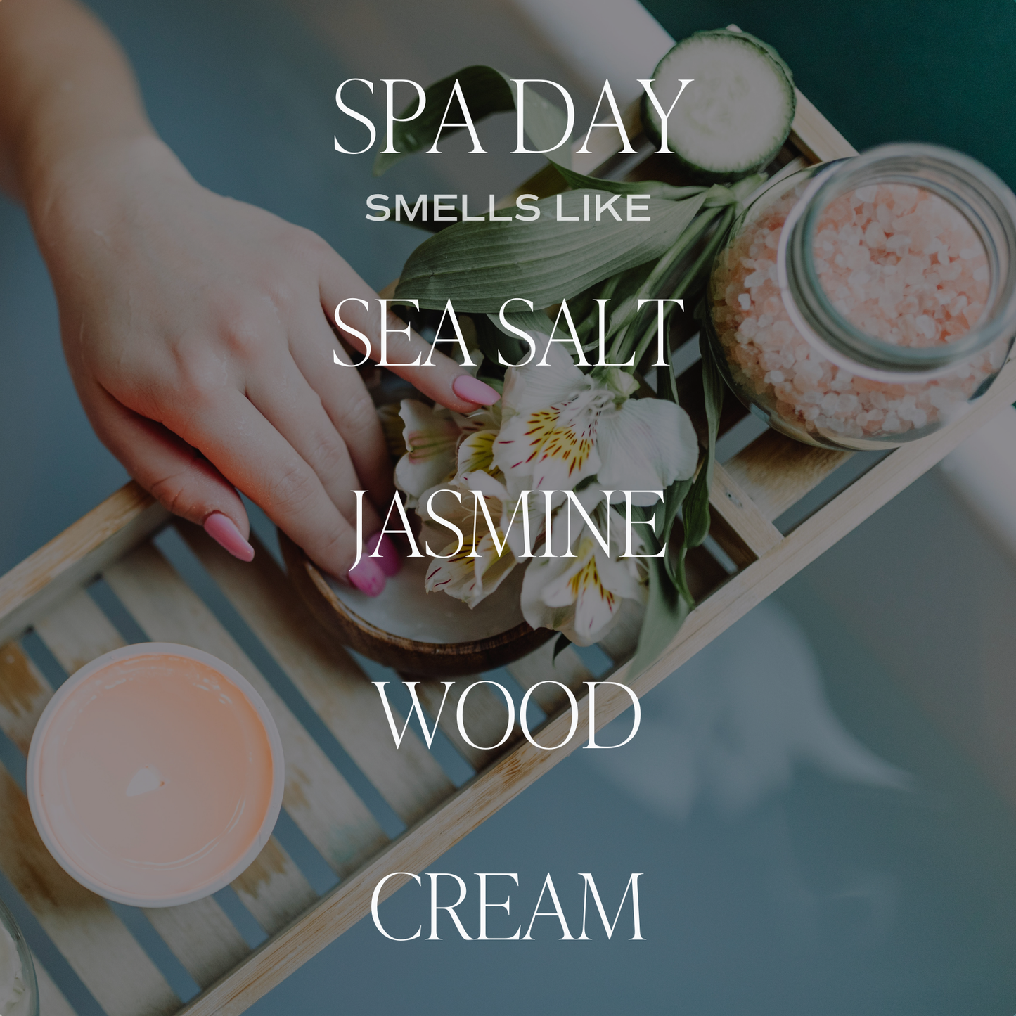 Spa Day 11 oz Soy Candle, Fluted Ribbed Jar