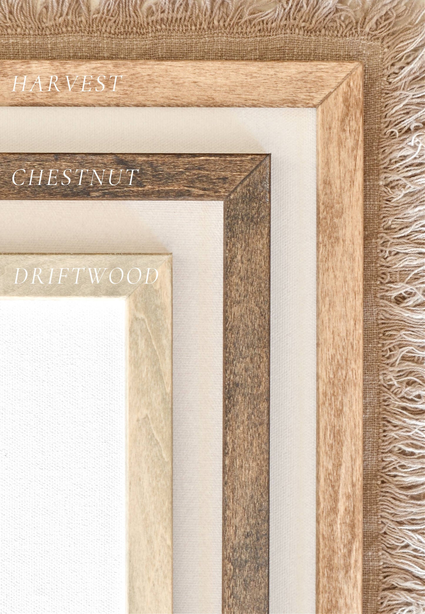 Winter Trees Framed Art | Made in the USA : Driftwood / 16x20
