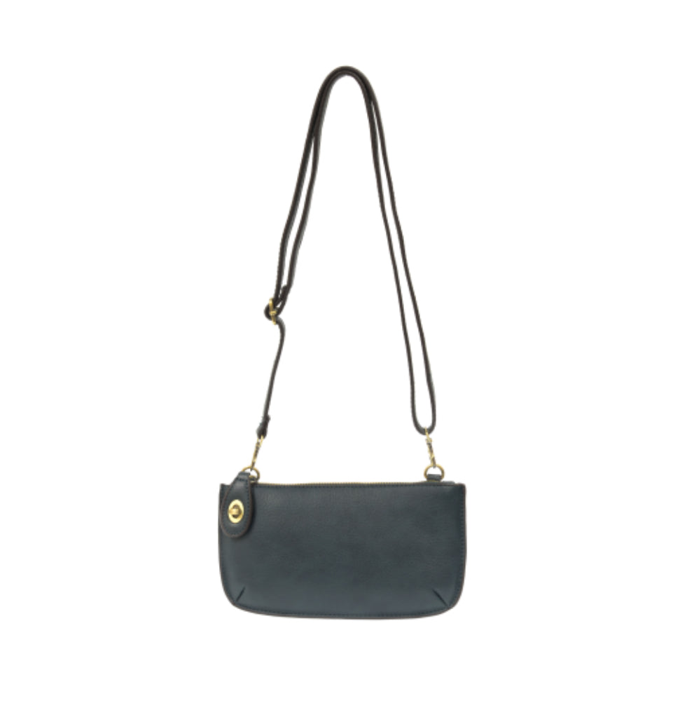 Dark Teal Mini Crossbody Wristlet Clutch