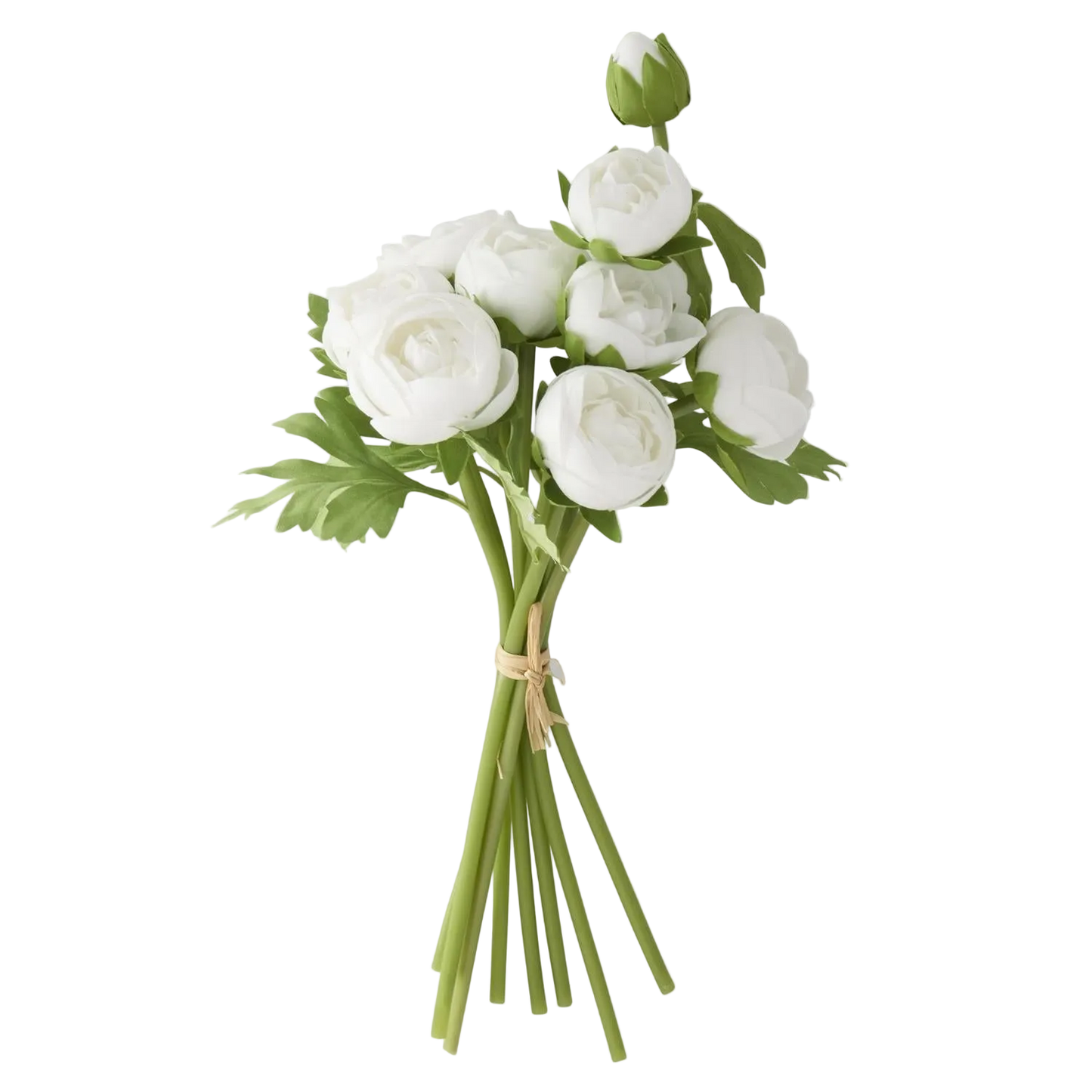 WHITE REAL TOUCH RANUNCULUS BUNDLE