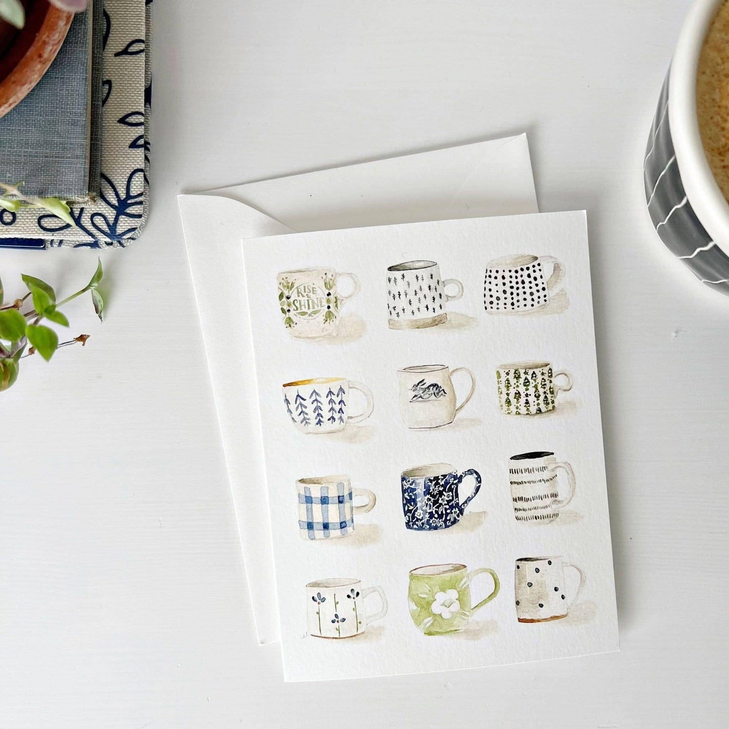 Mugs notecards: Single card