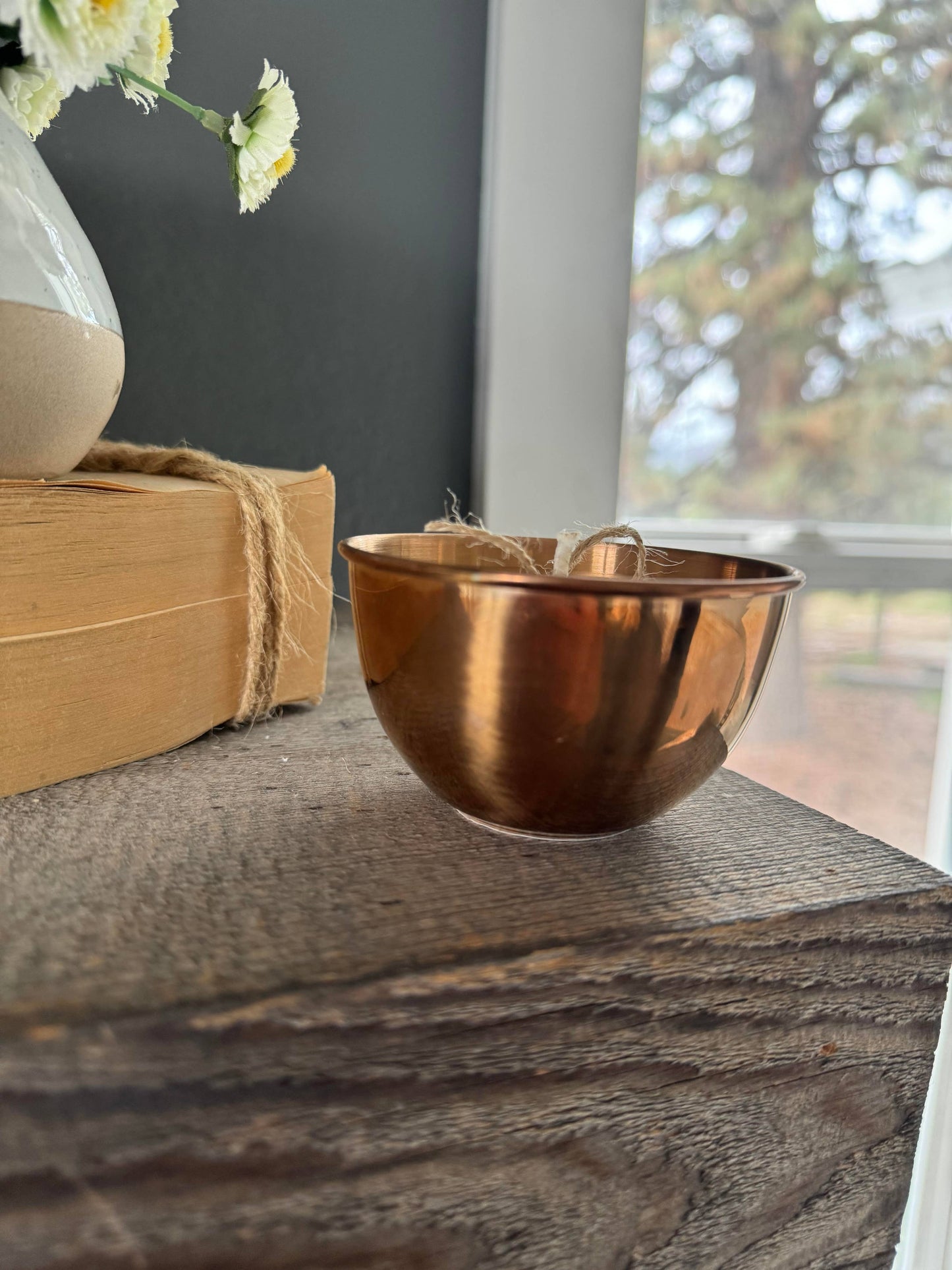 Copper Bowl - 5.5 Ounces : Backroads (Fir-Mint-Rosemary-Sage)