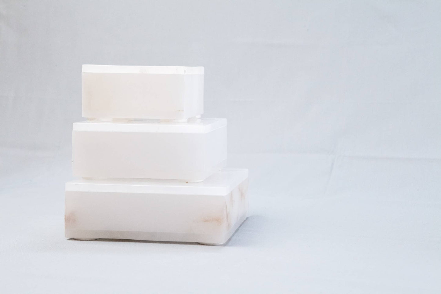 Small Alabaster Square Box