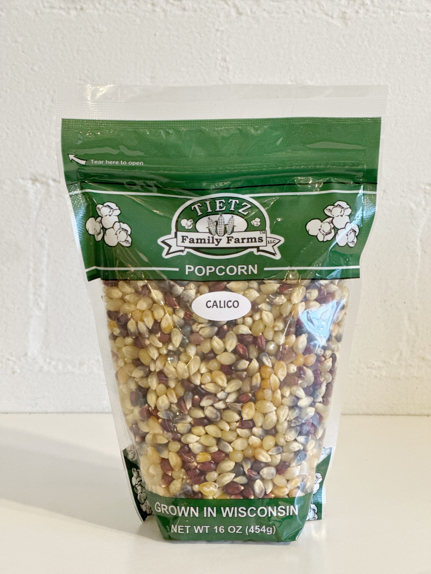 Tietz Family Popcorn 16oz -Calico