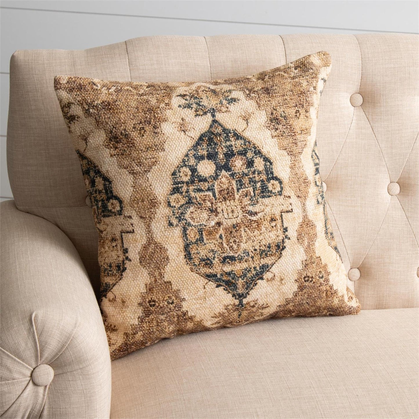 Pillow - Knubby Slub Antique Rug