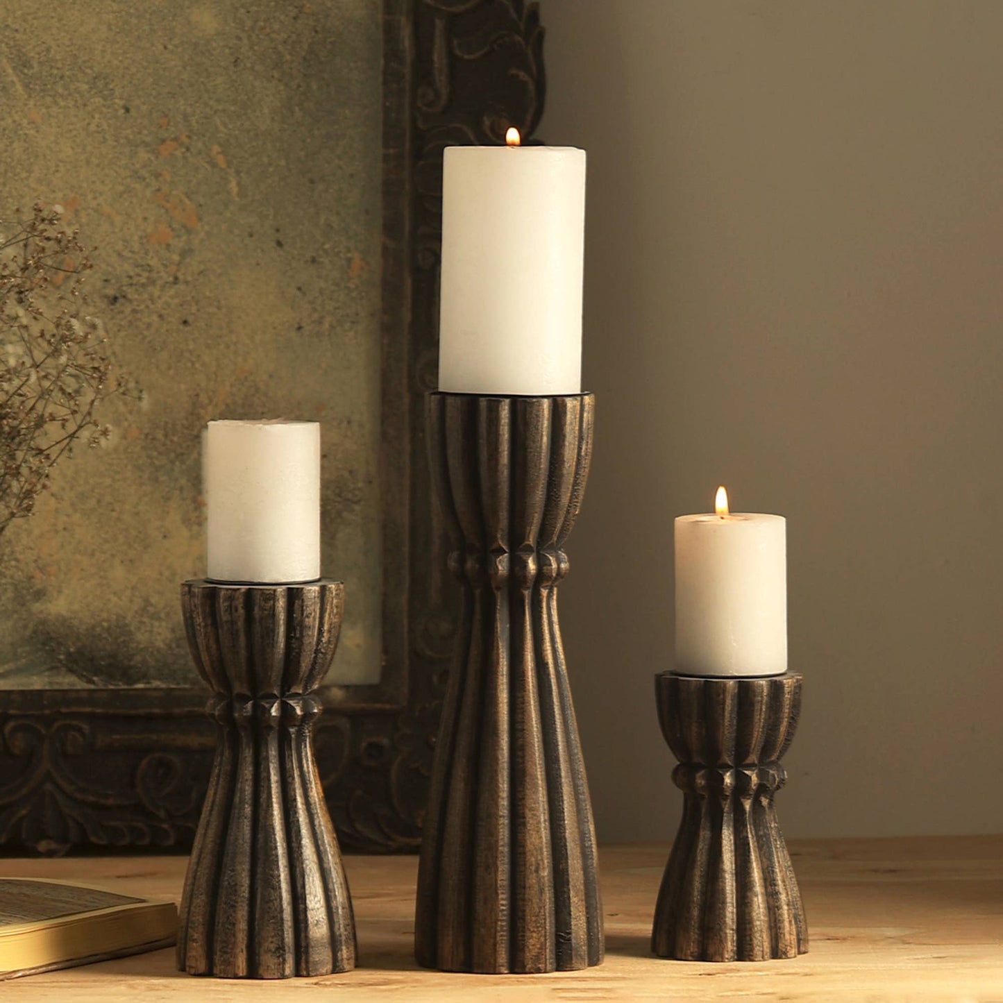 Blanca Candle holder-M