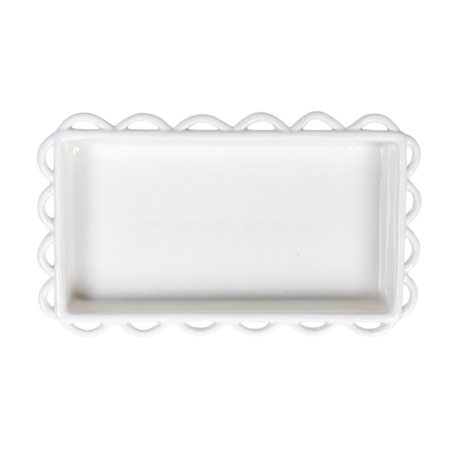 Decorative Scalloped Napkin Holder