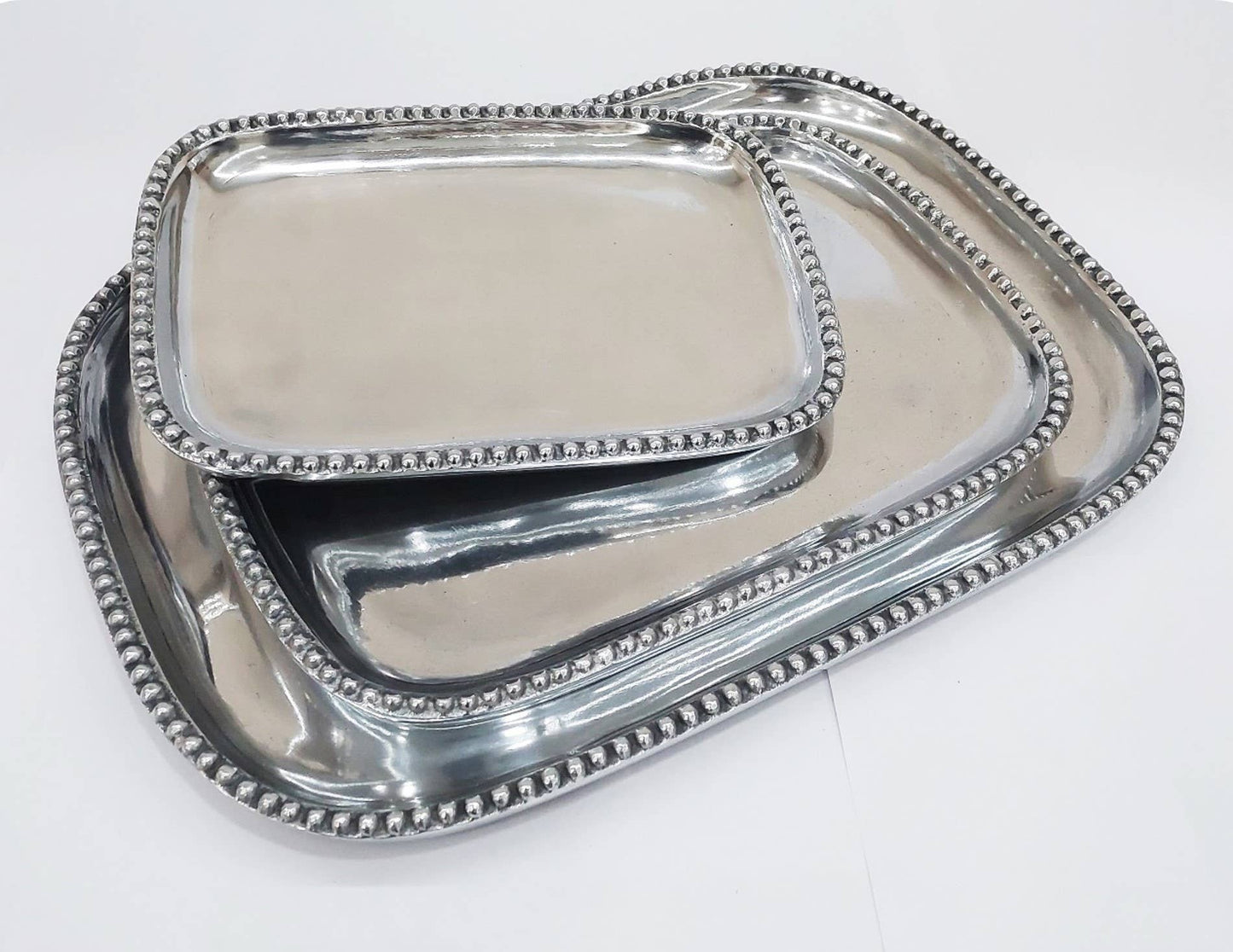 Rectangular Beaded Tray -S