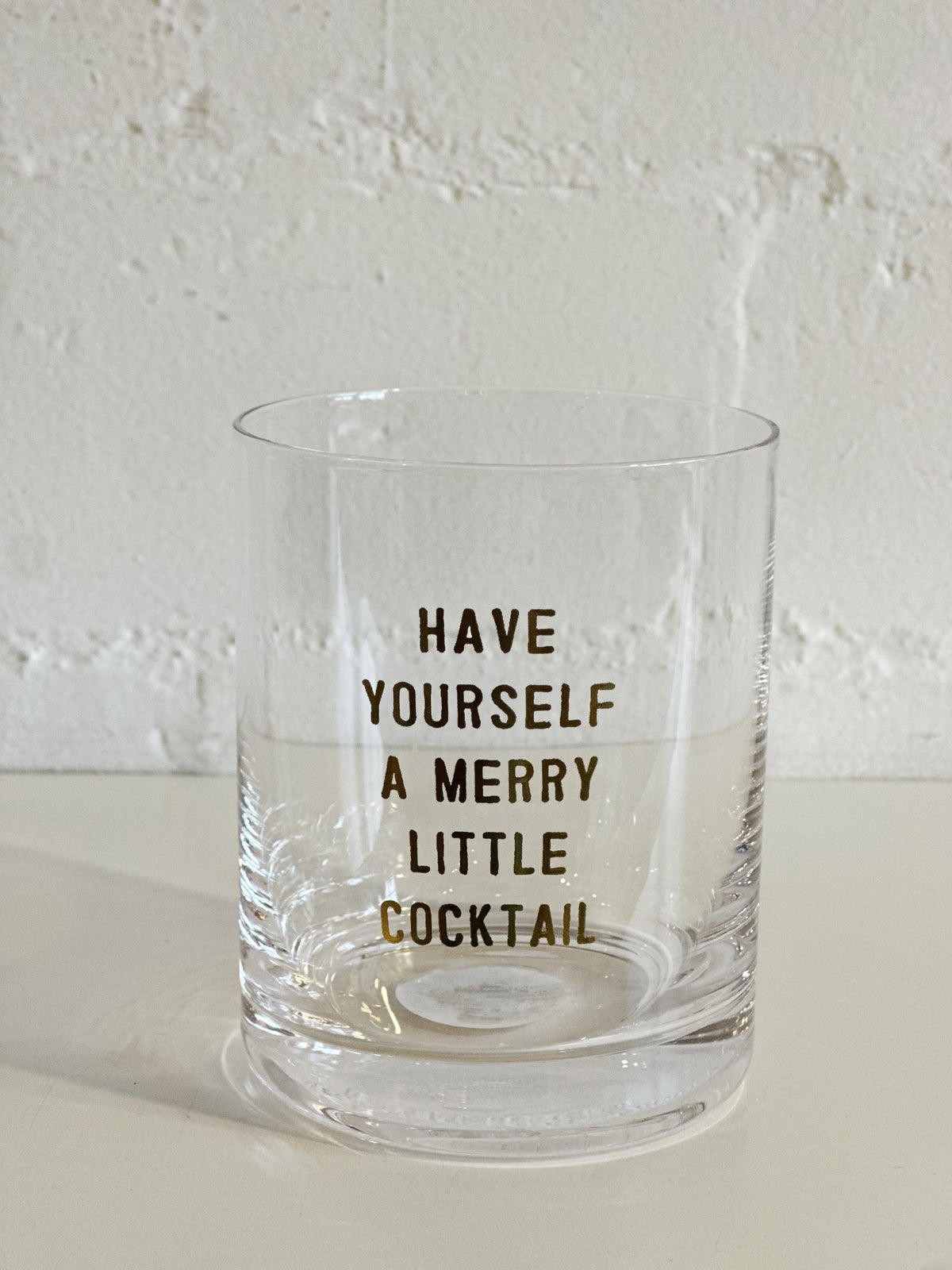 Have Yourself A Merry Little Cocktail Wine Glass
