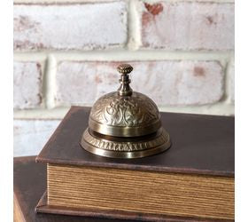 ANTIQUE STYLE BRASS SERVICE BELL