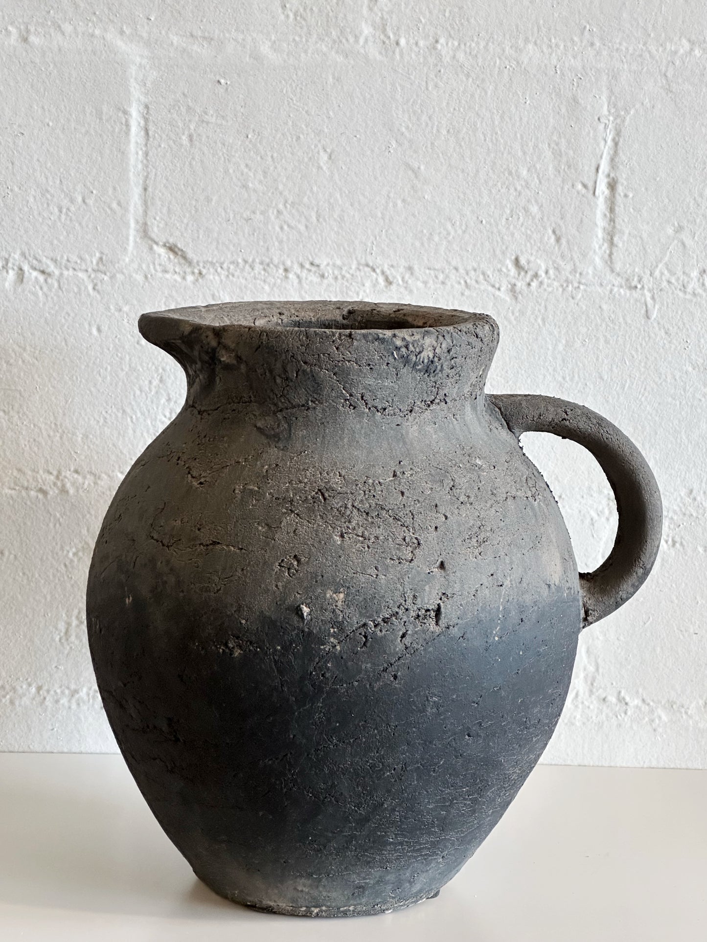 Charcoal Pitcher Vase
