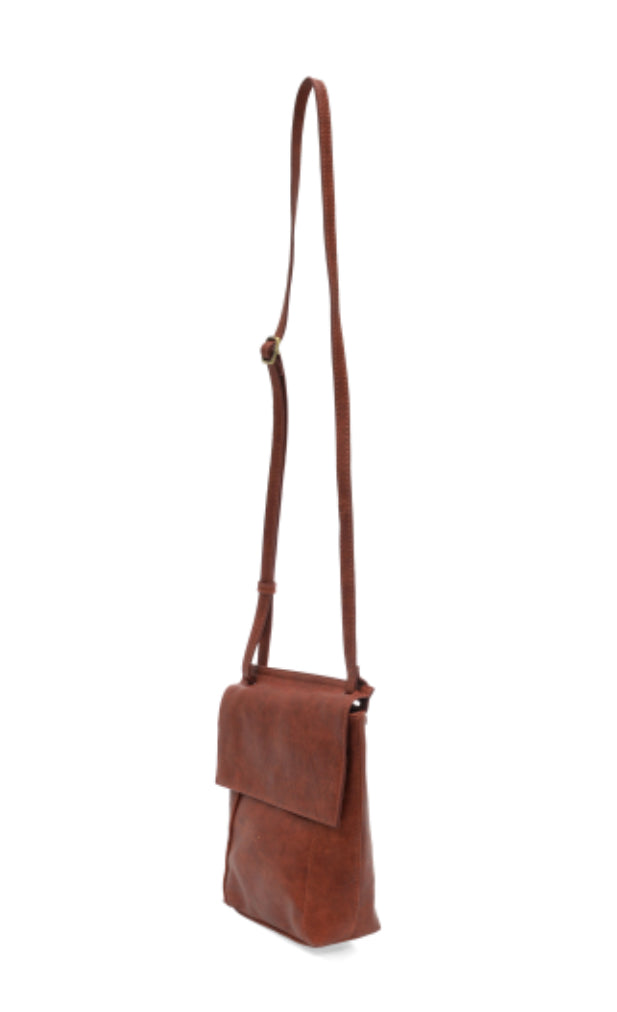Cinnamon Jensy Front Flap Crossbody Bag
