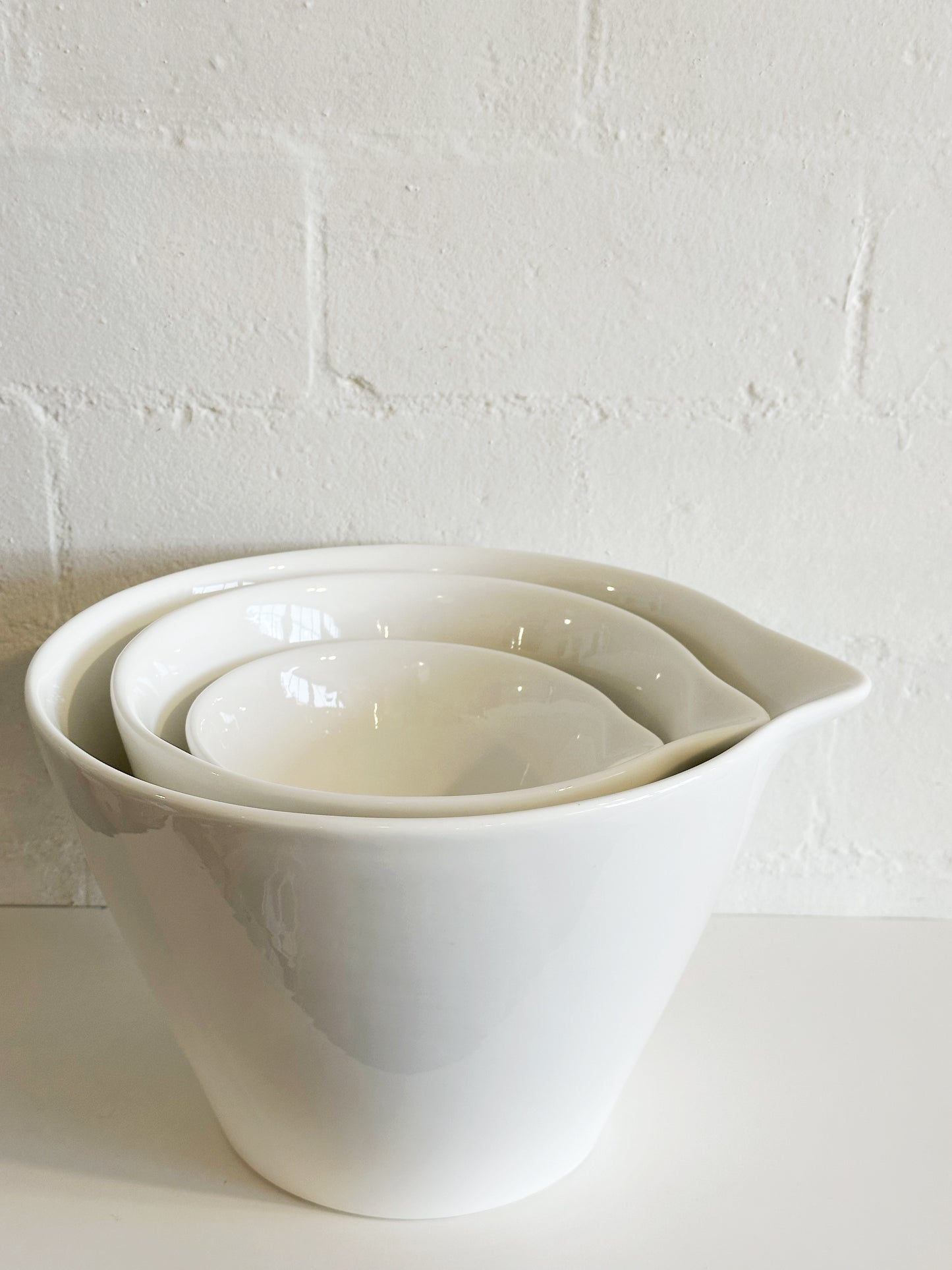 Porcelain White Mixing Bowls