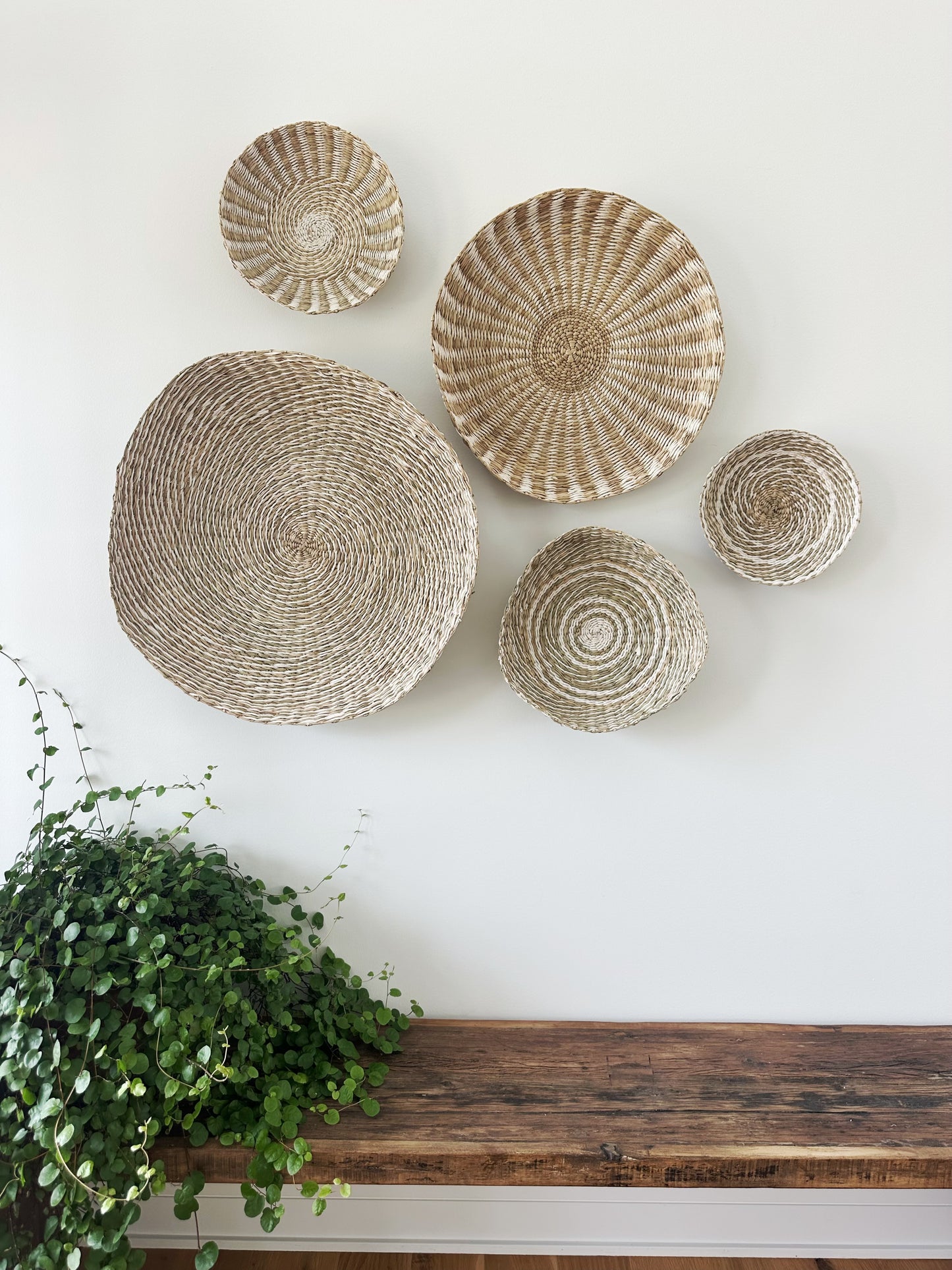 Neutral Wall Basket Set