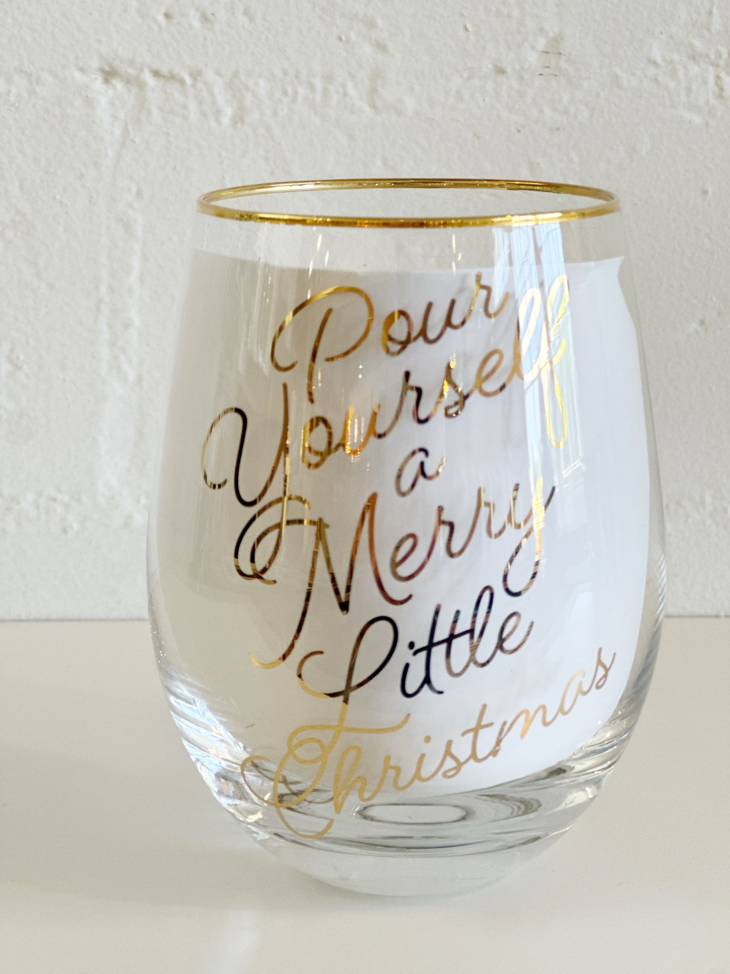 MERRY LITTLE WINE GLASS