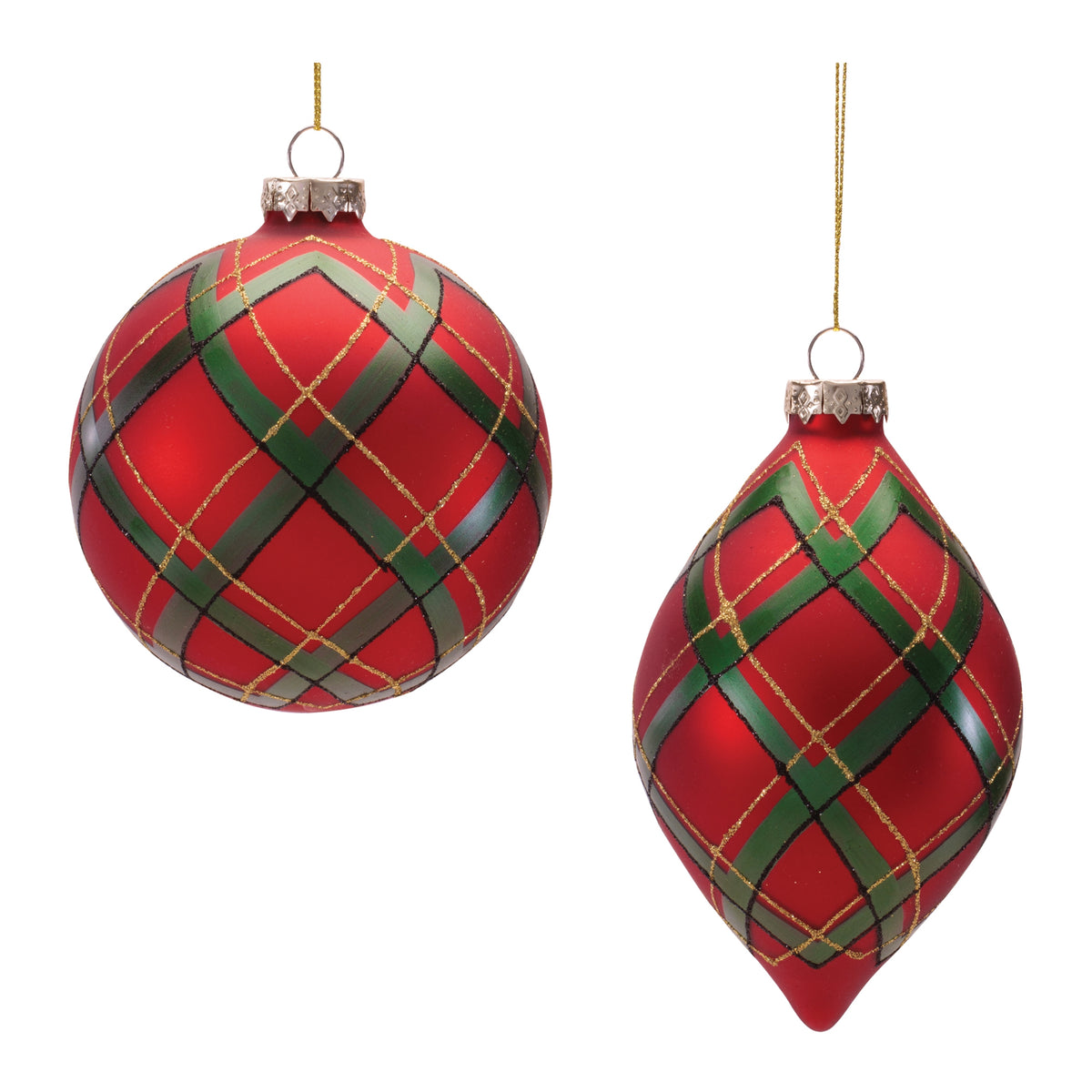 Plaid Ornament
