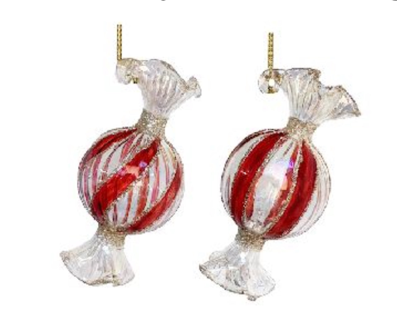 Glass Candy Ornament