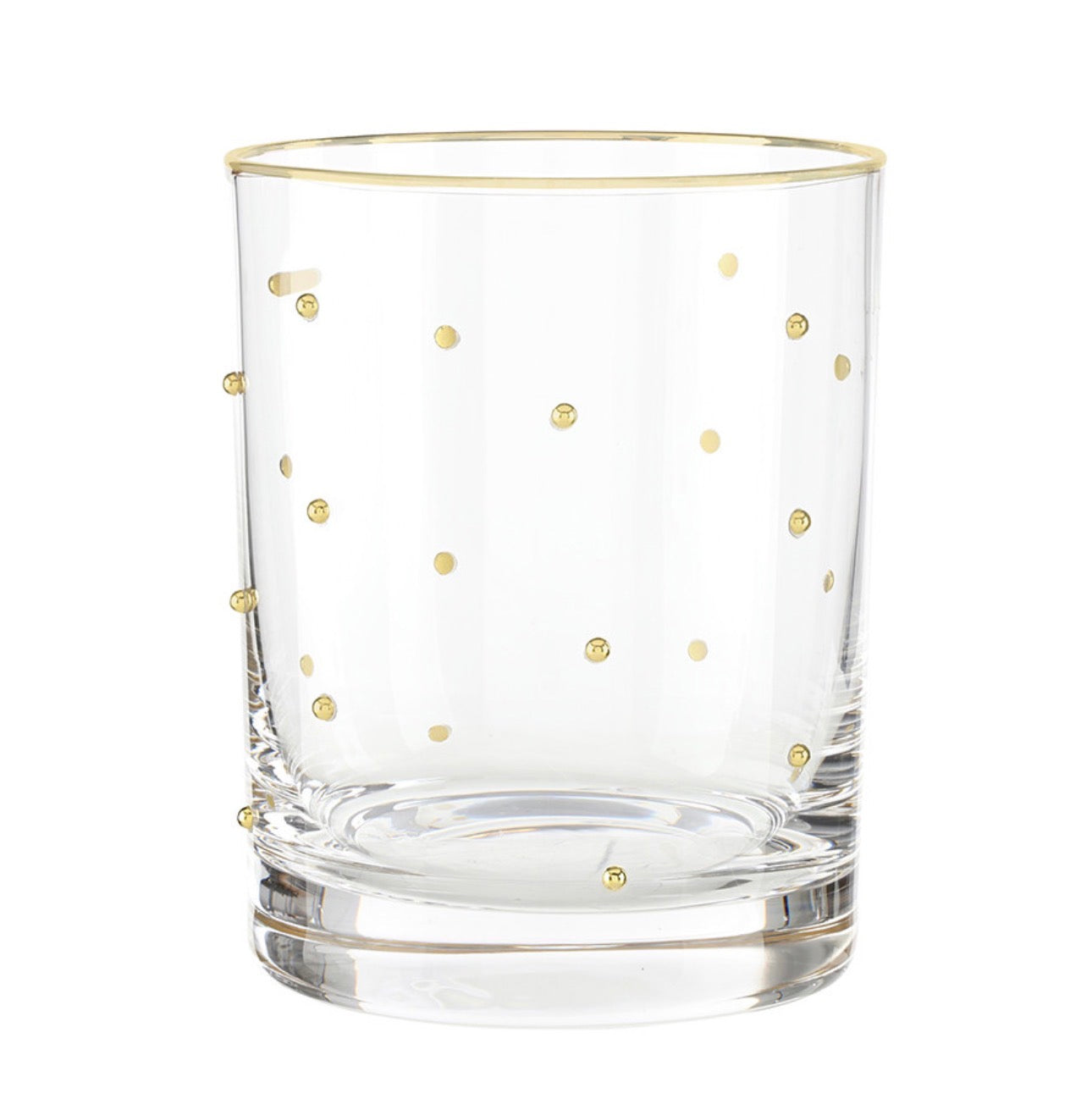 Glass-Gold Beaded