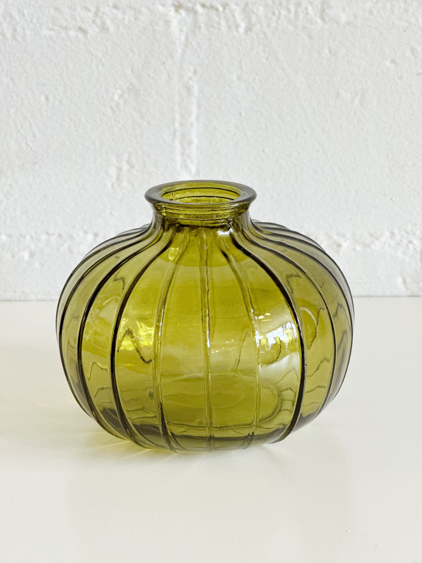 OLIVE GREEN BUD VASE