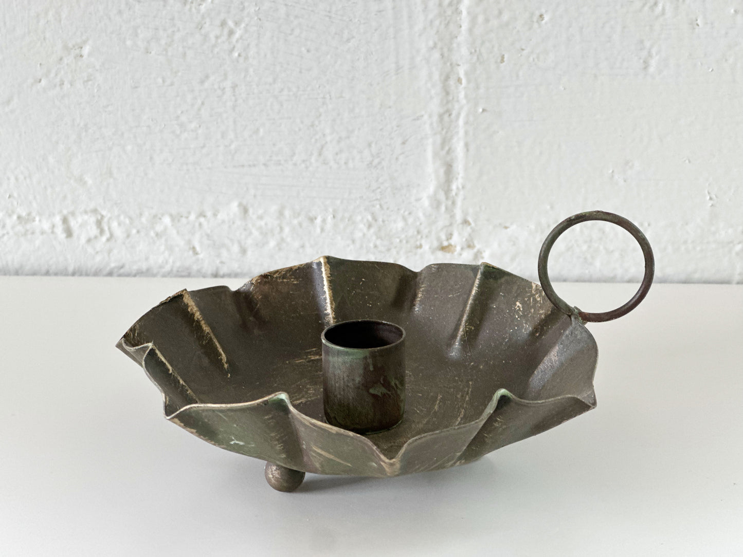 Old-World Candleholder ~ Lotus