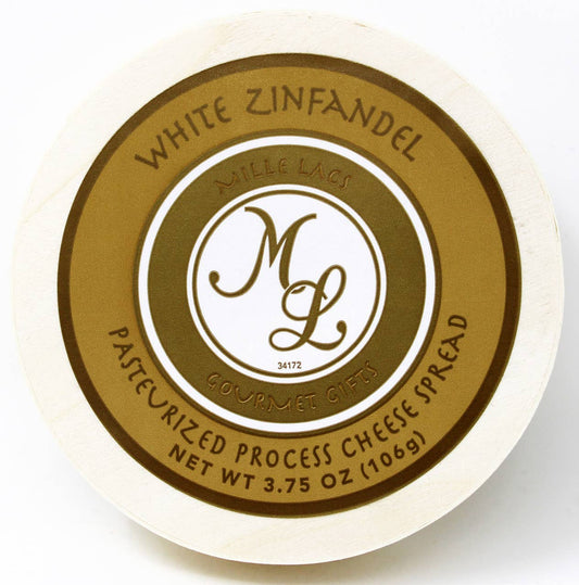 3.75oz  White Zinfandel Wine Cheese Spread Hoop