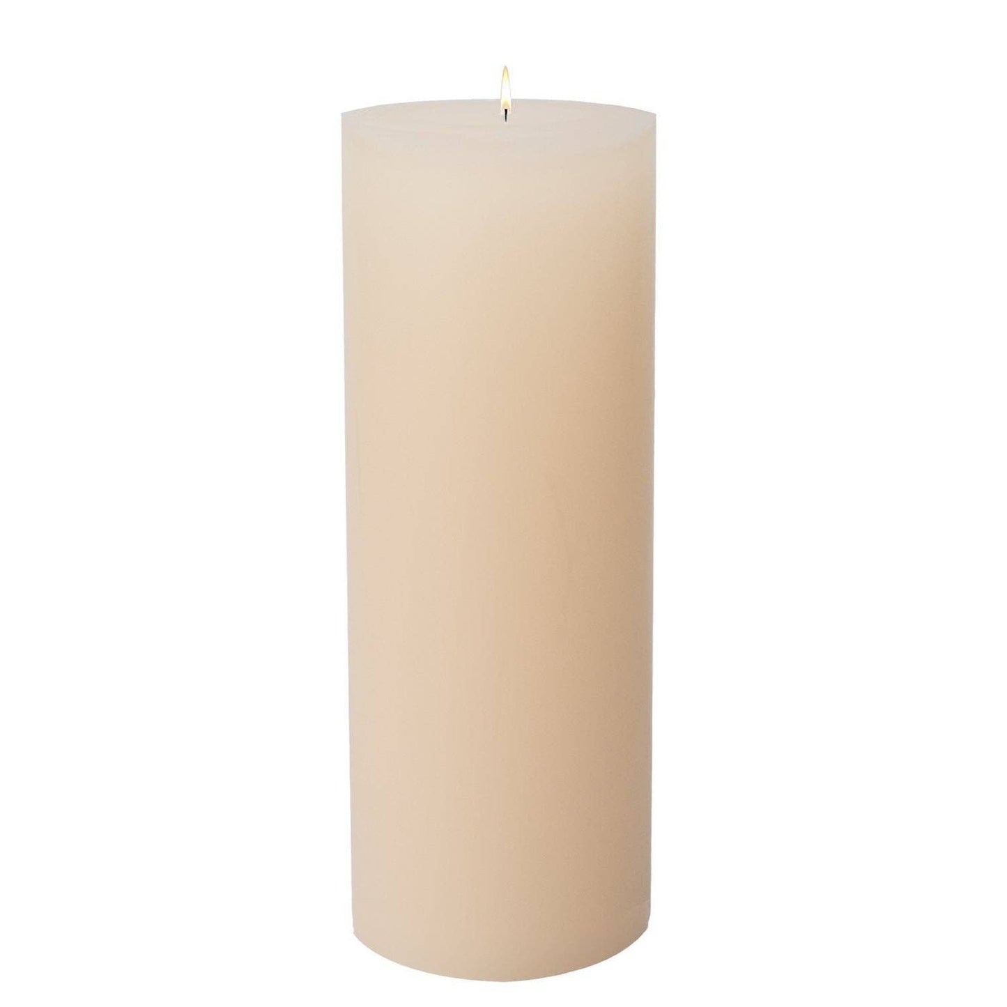 Ivory Pillar Candles: 4x6