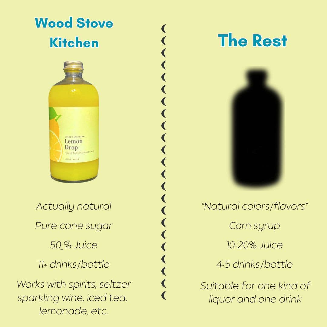 Lemon Drop Mixer for Cocktails and Mocktails, 16 fl oz