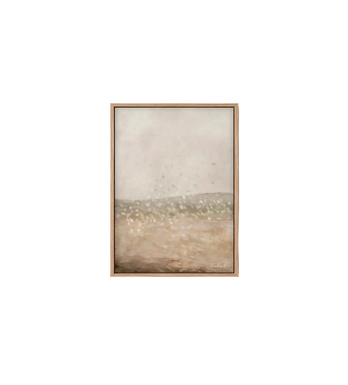 Bread From Heaven - 26x38 natural wood framed canvas
