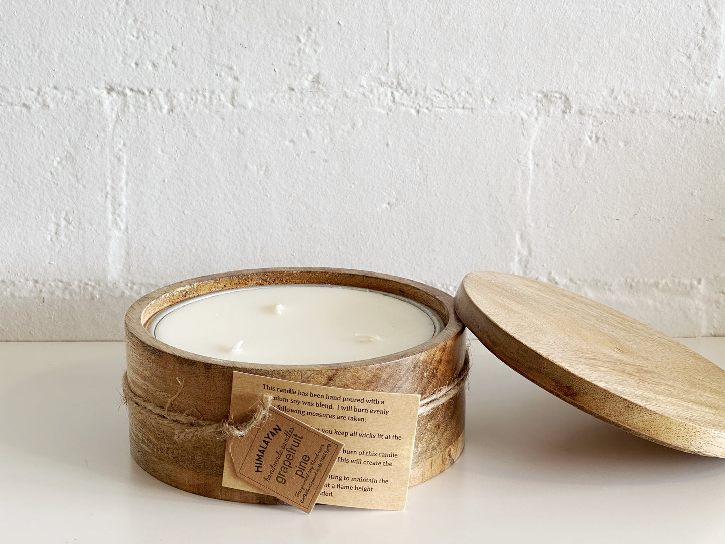 Grapefruit Pine Himalayan Mountain Barrel Candle