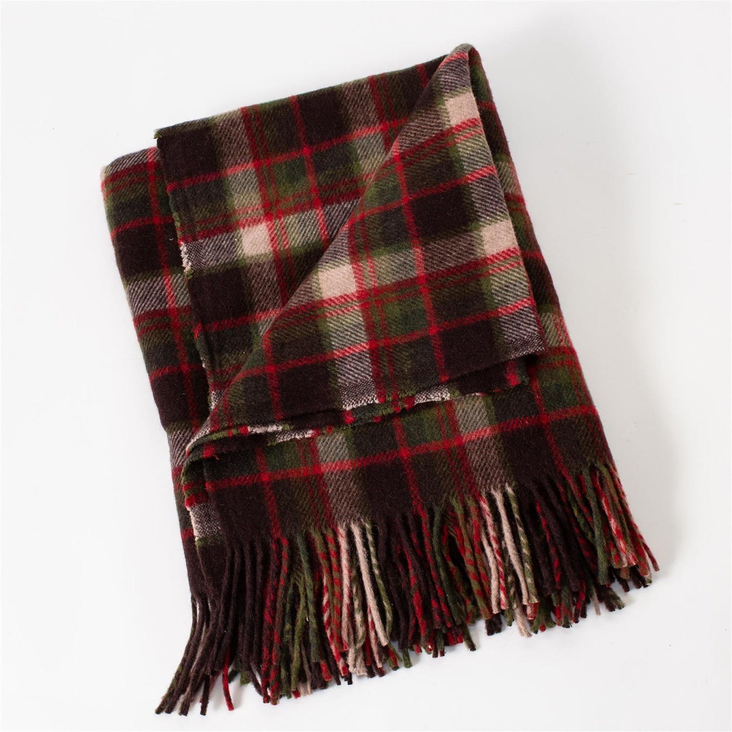 THROW - BALMORAL PLAID, FRINGED
