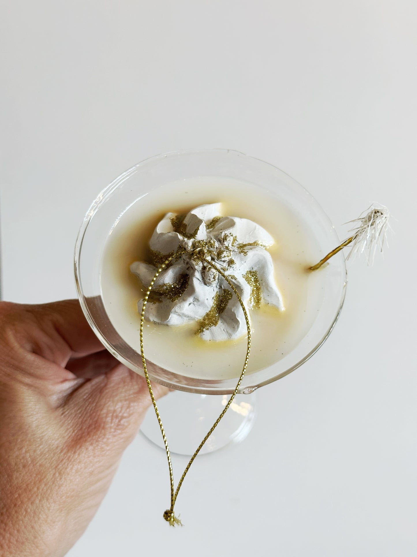 I’m Dreaming of a white Christmas Martini Ornament